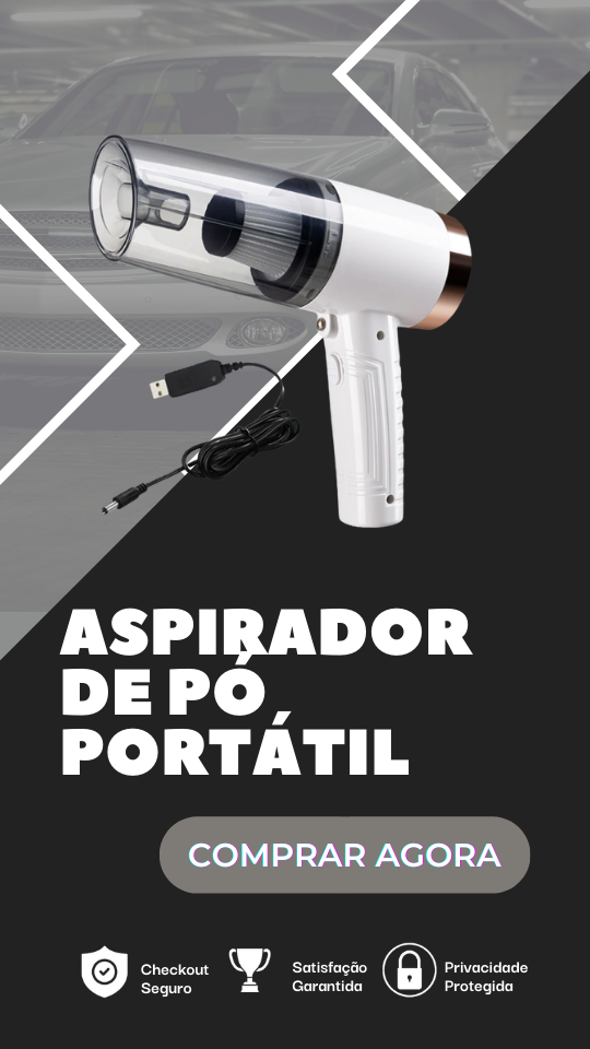 Aspirador de Pó Portátil